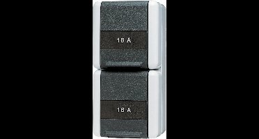 JUNG 822NAW JUN WCDS.2V SLAGV.VERT COMPL - wandcontactdoos