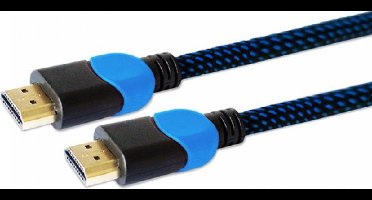 GCL-02 - 1.8 m - HDMI Type A (Standard) - HDMI Type A (Standard) - 3D - 100 Gbit/s - Black,Blue