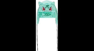 Pokémon - Bulbasaur Novelty Trapper Hat Beanie Muts - L - Groen