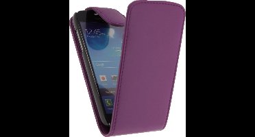 Xccess Leather Flip Case Samsung I9195 Galaxy S4 mini Purple