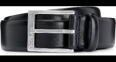 BOSS Leren Riem Elloy Sz35 Leather Belt W105 Black Zwart