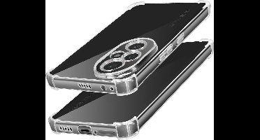 Mayaxess, Schokbestendig Geval voor Honor 200 Pro Versterkte Munten, Transparant