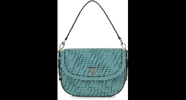GUESS Schoudertas Murielle Flap Shoulder Bag Teal Turquoise