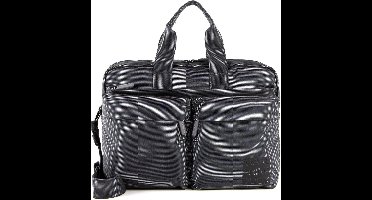 MANDARINA DUCK Handtas Schoudertas met laptopvak District Briefcase Steel Grijs Veelkleurig