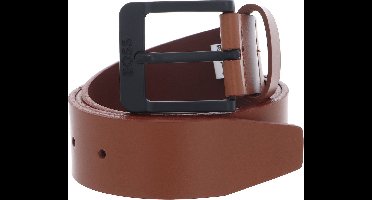 BOSS Leren Riem Jemio-B Sz40 Leather Belt W80 Brown Bruine