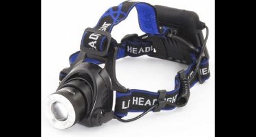 Esperanza EOT005 zaklantaarn Lantaarn aan hoofdband Zwart, Blauw LED