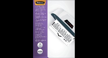Fellowes lamineerhoezen - schoonmaakvellen - A4 - pak van 10 stuks