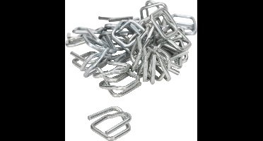 Metalen gespen 25 mm gegalvaniseerd