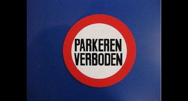 Repko bord rond "verboden te parkeren"