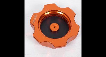 vparts tankdop voor honda 250 cr motorfiets na 2002 741-no / oranje geanodiseerd nieuw