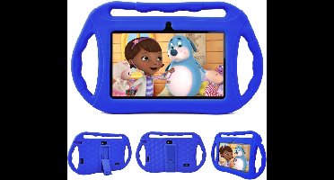 ApexArte® Kindertablet Vanaf 3 Jaar - Tablet Kinderen - Kinderspeelgoed - Blauw