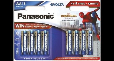 8 x AA Penlite  batterijen Evolta Kassakoopje  Max 2 per klant