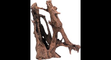 Flamingo Terrarium Mangrove Wortel puur Hout - Bruin - 48 x 28 x 20 cm