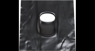 Universele Loodpan Ø 131 - 25 °-45 °(UL) zwart gelakt