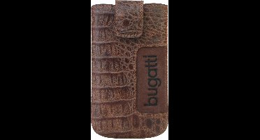 Bugatti SlimCase Leather Universal-M-02-croco light brown