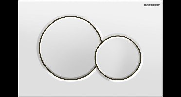 Geberit Sigma 01 bedieningspaneel - wit
