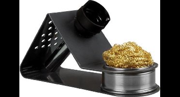 Velleman universele soldeerbouthouder inclusief reinigingsspons, voor precisie en betrouwbaarheid bij diverse soldeerprojecten, compatibel met velleman en andere merken