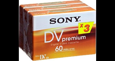 Sony 3DVM60PR Mini DV Premium Tape