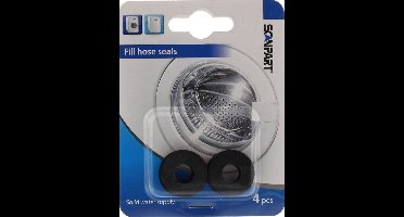 Scanpart o afdichtingsringen voor aanvoerslang wasmachine - Rubber ringen - 4 stuks