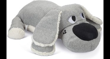 Beeztees Puppy Boomba XL - Puppy Speelgoed - Puppyknuffel - Hondenspeelgoed - Grijs - 70x40x21 cm