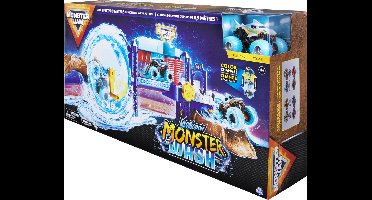 Monster Jam Monster Wasstraat - Truck speelgoed voor 3+ jaar - Schaal 1:64