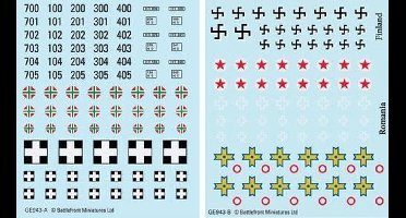 Axis Allies Decals (x4)