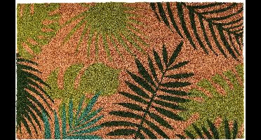 Esschert Design Deurmat 45 X 75 Cm Kokosvezel/pvc Bruin/groen