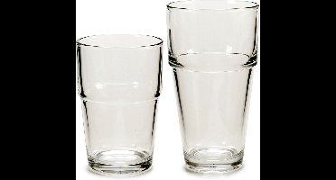 Vivalto Glazenset 25 + 37 Cl Glas Transparant 12-delig