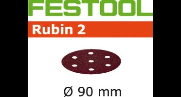 Festool 50x Robijn schuurschijven STF D90/6 P150 RU2/50 - 499082