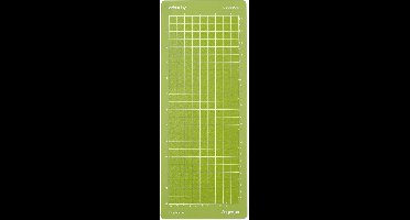 Cricut - joy standard grip mat - 11,4 x 30,5cm - Donkergroen