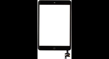 Compatibel met iPad mini scherm voor iPad mini 1/2 (touchscreen + home button IC) - zwart