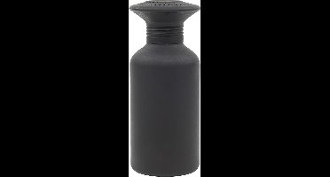 Kitchen Tools - Zout-/Poeder-Strooier - Kruidenstrooier - Multifunctioneel - Aluminium - Mat Zwart - Ø8x19cm - Cacaostrooier