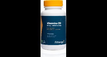 Fittergy Supplements Vitamine D3 25mcg Met Zink 180 tabletten