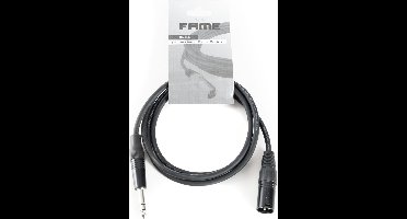 MUSIC STORE microkabel Platinum XLRm/jack. Symmetrisch, 1,5m - Microfoonkabel