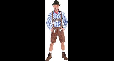 Magic Design Tirolerbroek Heren Polyester Bruin Maat Xxl