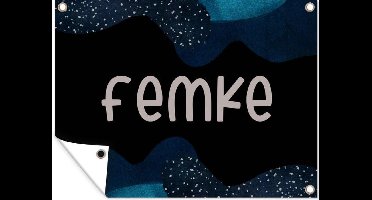 Tuin decoratie Femke - Pastel - Meisje - 40x30 cm - Tuindoek