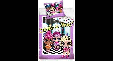 L.o.L. Surprise Dekbedovertrek! Strike a Pose 140 x 200 cm Katoen