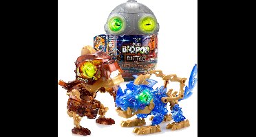 Silverlit BIOPOD Battle Duo set - Bouw je eigen Dino - Oplichtende ogen - Met geluid