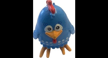Lottie Dottie - speelfiguur - blauw kip - kuiken - poppetje - kip - 6 cm
