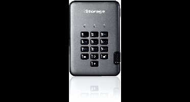 iStorage diskAshur PRO2 3000GB Zwart, Grafiet externe harde schijf