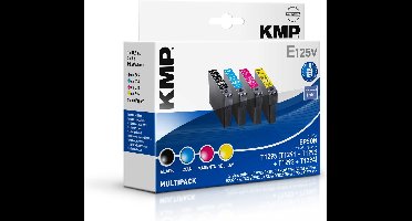 KMP E125V Zwart, Cyaan, Geel