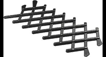 ProPlus Ventilatierooster voor autoraam - verbeterde luchtstroom - 500 x 175 mm - zwart