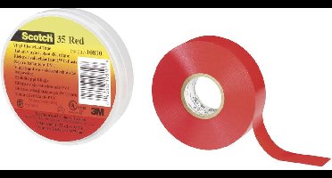 Scotch Scotch™ 35 SCOTCH35-19X20RD Isolatietape Scotch 35 Rood (l x b) 20 m x 19 mm 1 stuk(s)