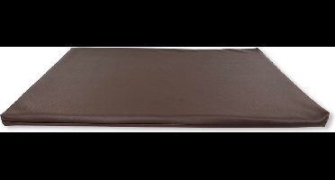 Topmast Leatherlook Benchkussen - Bruin - 105 x 70 cm - Benchmat - Benchmatras - Spatwaterdicht - Hondenkussen