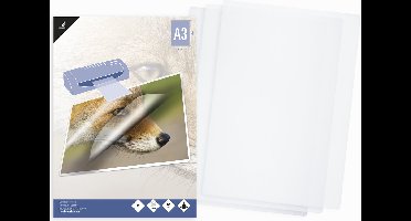Kangaro lamineerhoes - A3 - 125 micron - glanzend - 100 stuks - K-16012