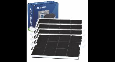 4x Koolstoffilter voor Siemens 00351210 / 351210 / LZ51600