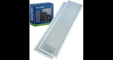 2x Metaalfilter voor Electrolux 50287156009 497x170mm