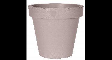 Koopman - Ronde Plastic Planter - Pastel Beige - 80 cm - Weerbestendig