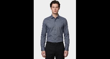 BOSS Black Business hemd lange mouw Blauw P-HANK-kent-C1-222 10241343 0 50503356/405