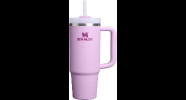 Stanley Quencher H2.0 Flowstate Tumbler 0.89L (Soft Orchid) - RVS - Lekvrije Thermosbeker met Rietje & Handvat – Geïsoleerd RVS – BPA-vrij - Drinkfles Waterfles